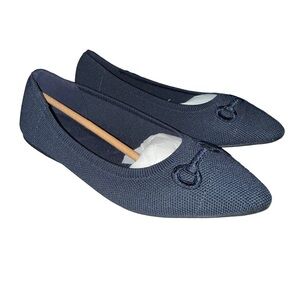 💙 New! Market & Spruce Horse Bit Navy Flats